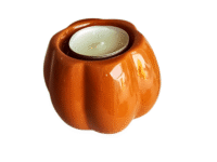 Porta velas calabaza