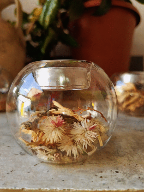 Porta velas cristal