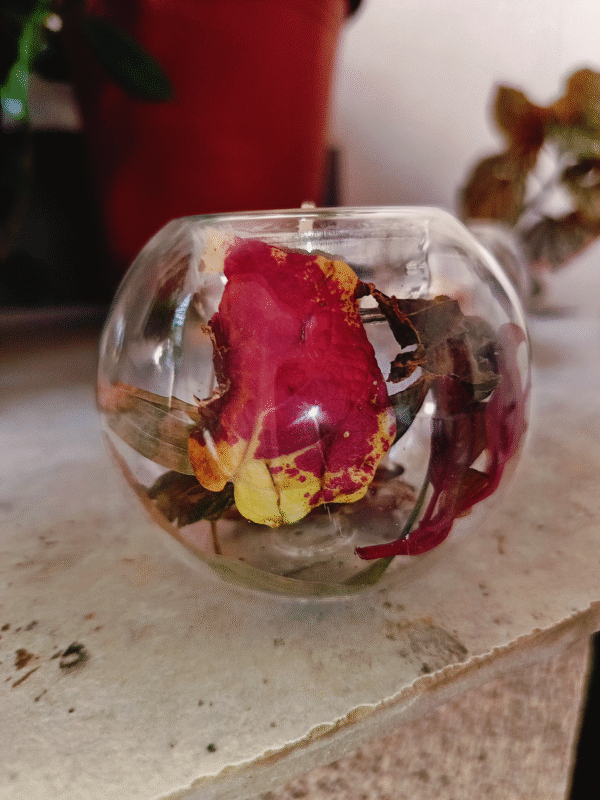 Porta velas cristal