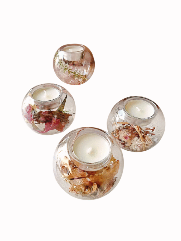 Porta velas cristal