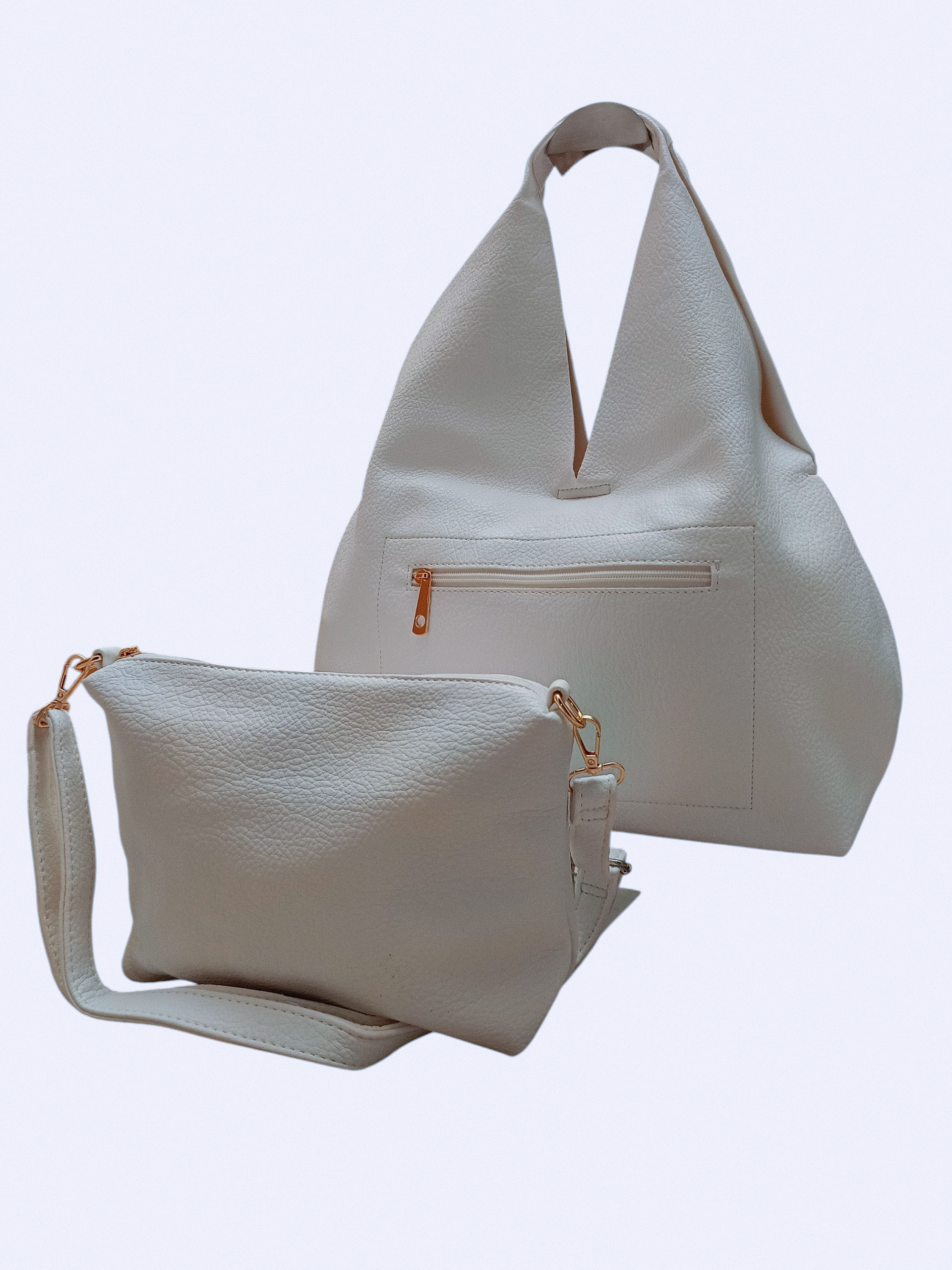 Pack bolsos blancos