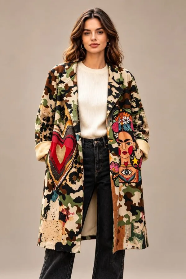 Chaqueta larga Frida Kahlo