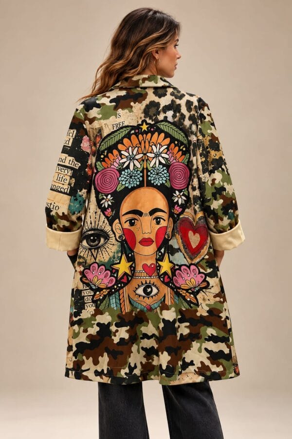 Chaqueta larga Frida Kahlo