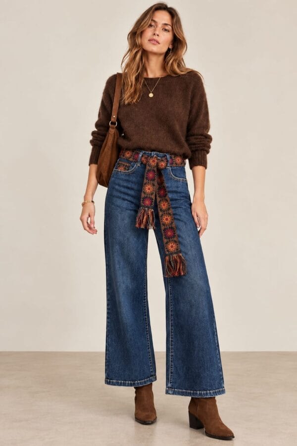 Pantalón con cinturón
