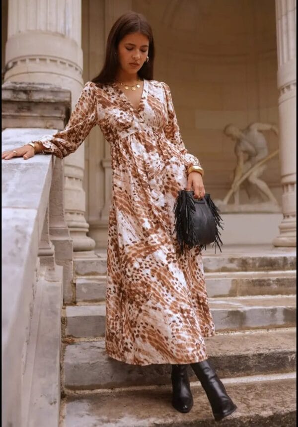 Vestido abstracto bohemio