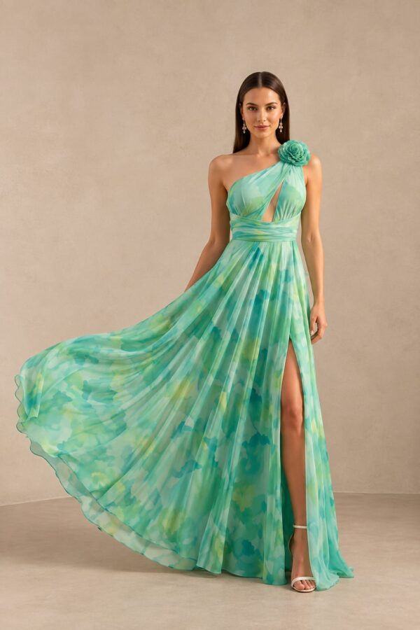 Vestido de ceremonia estampado floral