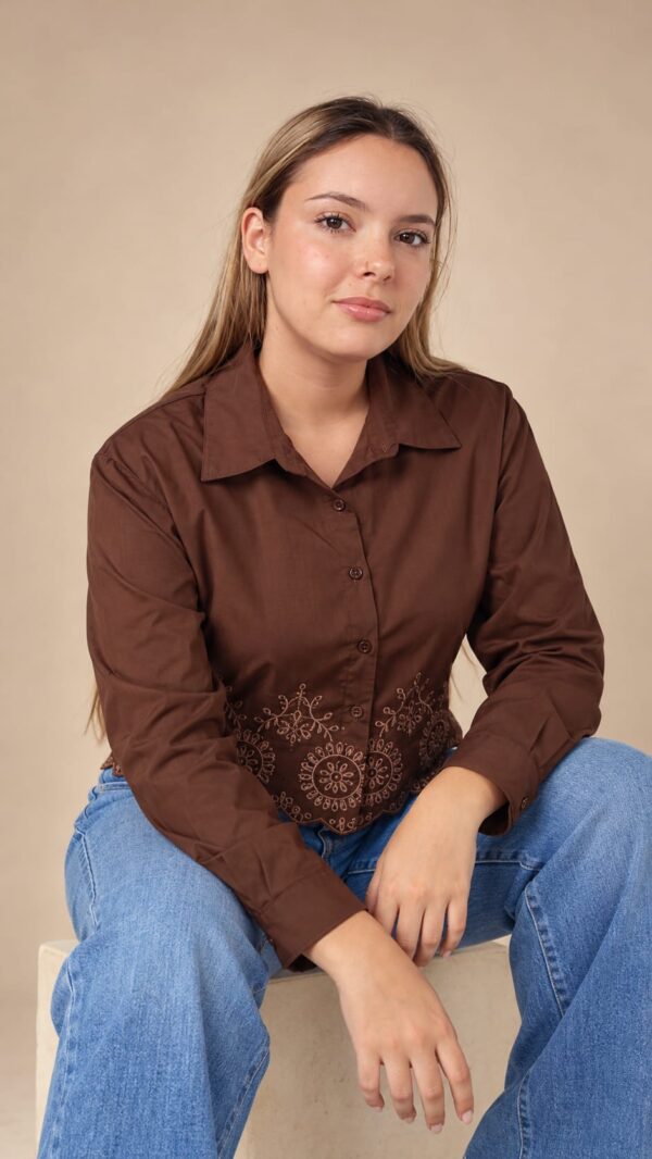 Blusa de algodón
