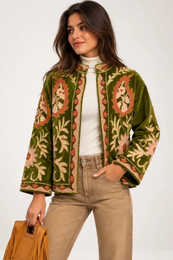 Chaqueta aterciopelada