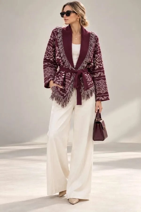 Chaqueta de viscosa