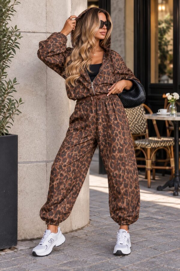 Conjunto animal print 100% algodón