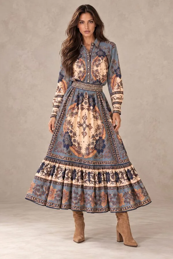 Conjunto de algodón y lino